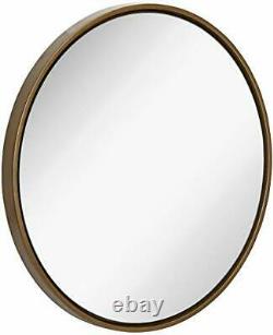 Clean Large Modern Circle Frame Wall Mirror Contemporary Premium 32 Copper