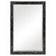 Contemporary Mosaic Tile Wall Mirror Gray Silver Black 36in Classic Large Vanity