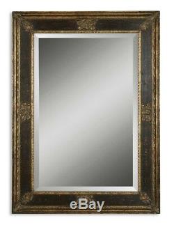 Contessa Beveled Italian Style Gold Leaf Wall Mirror Large 46