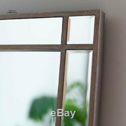 Decorative Large Wall Mirror Bathroom Home Accent Wood Beveled Edge Glass Frame