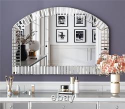 Decorative Mirrors for Wall Decor 38X26 Arch Wall Mirror Large for Living Room