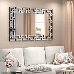 Decorative Wall Mirror Grecian Venetian Design Large Rectangle 27.5×39.5