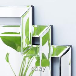 Decorative Wall Mirror for Decor, 36 X 24 Large Living Room Mirror with Glass