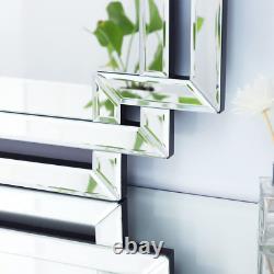 Decorative Wall Mirror for Decor, 36 X 24 Large Living Room Mirror with Glass