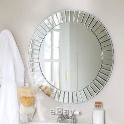 Decorative Wall Mirrors Large Round Bathroom Mirror Modern Home Decor Metal Art