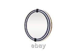 Decorative Wall Mount Round Large Wall Wooden Rope Mirror Rustical Rope Mirror