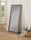 Distressed Full Length Mirror Antique Black Wall Floor Leaning Bedroom Large