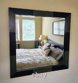 Ethan Allen Solid Wood Large 36 Beveled Wall Mirror Made in USA
