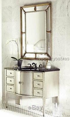 Extra Large 49 HORCHOW Vanity MIRROR FRAMED Wall Mirror Venetian Traditional