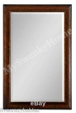 Extra Large 58 RUSTIC BRONZE Wall Mirror Oversize Mantle Vanity Neiman Marcus