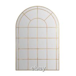 Extra Large 66 PALLADIAN ARCH Wall Mirror Gold Architectural Window