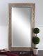 Extra Large Antiqued Silver Champagne Villata Leaner Dressing Wall Mirror 40 X70