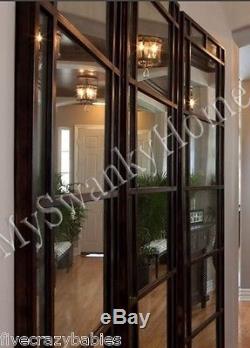 Extra Large Antiqued WINDOW MIRROR Wall Leaner 79 Oversize Architectural Floor