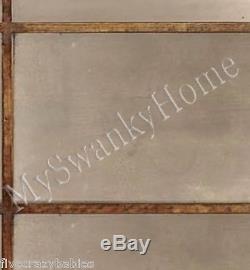 Extra Large Antiqued WINDOW MIRROR Wall Leaner 79 Oversize Architectural Floor