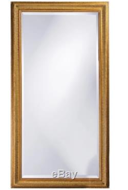 Extra Large Mirror 78 High Full Length Wide Leaner Wall Hanging Antique Gold