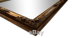 Extra Large Ornate Antique Style Gold French style Wall Mirror 77cm x 107cm