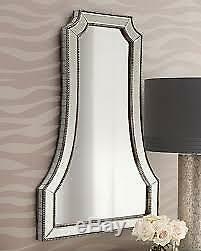 Flat Top Arch Vanity Beveled Wall Mirror Large Modern Venetian Arched Horchow
