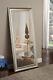 Floor Mirror Large Full Length Leaning Wall Leaner Home Bedroom Champagne Silver
