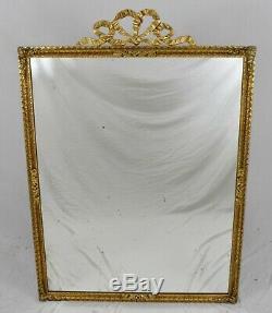 Friedman Brothers French Louis XV Style Gold Gilt Frame Large Wall Mirror