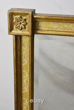 Friedman Brothers Large Square Gold Gilt Mirror 46 H X 36 W made in New York