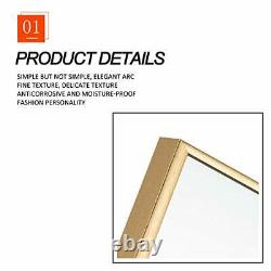 Full Length Floor Mirror 71x32 Large Rectangle Wall Mirror 71 x 32 Gold
