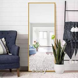 Full Length Floor Mirror Standing Hanging Or Leaning Against Wall Large Rectangl