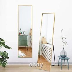 Full Length Floor Mirror Standing Hanging or Leaning Against Wall, Large