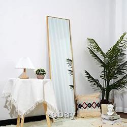 Full Length Floor Mirror Standing Hanging or Leaning Against Wall, Large