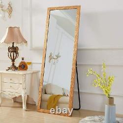 Full Length Floor Mirror Wall Hang Leaner Standing Large Beveled Bathroom Vanity