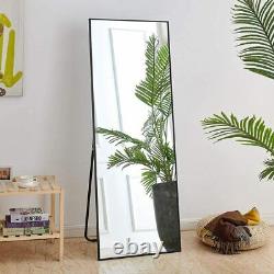 Full Length Floor Mirror Wall Hang Leaner Standing Large Beveled Bathroom Vanity
