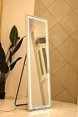 Full Length Floor Mirror with Lights LED Large Lighted Body Mirror Wall 65x22