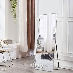 Full Length Floor Mirror with Stand 47X16 Large Wall Mounted Full Body Mirror