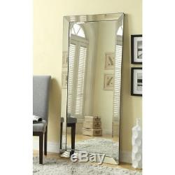 Full Length Free Standing Floor Mirror Lean Beveled Large Mirrors for Wall Full