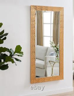 Full Length Mirror Large Wall Hang Floor Leaner Mosaic Bathroom Lounge Copper