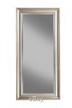 Full Length Mirror Leaning Floor Large Silver Big Standing Bedroom Wall Mounted