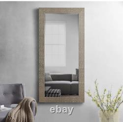 Full Length Mirror Leaning Standing Bedroom Wall Hanging Mosaic 66 Framed Large