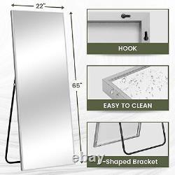 Full Length Mirror Standing Hanging or Leaning Against Wall, Large Rectangle
