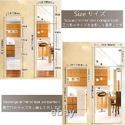 Full Length Mirror Tiles for Wall Mounted, Large Mirror Squares for Dancing and
