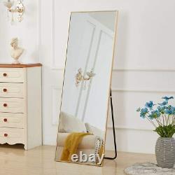 Gold Full Length Mirror Bedroom Floor Mirror Standing Hanging Large Wall Mirror