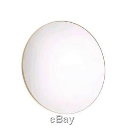 Habitat PATSY Large Round Gold Wall Hanging Mirror D82cm Living room