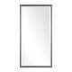Hammered Metallic Silver Classic Wall Mirror 62 Large Vanity Mantel Tall