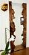 Handmade Walnut Wood Large Wall Frame Mirror Rustic Handcrafted Home Decor