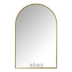 Home Decorators 39 x 26 in. Large Arched Gold Classic Accent Mirror
