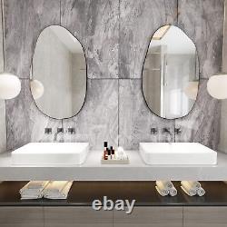 Irregular Wall Mirror, Asymmetrical Mirror Large Unique Vanity Body Mirror Bl