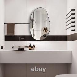 Irregular Wall Mirror, Asymmetrical Mirror Large Unique Vanity Body Mirror Bl