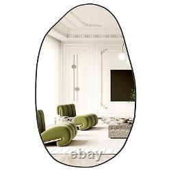 Irregular Wall Mirror, Asymmetrical Mirror Large Unique Vanity Body Mirror Bl