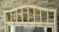 LARGE Tall Thomasville Allegro Faux Bamboo Mirror-Arched Entry Mirror-Palm Beach