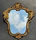 LARGE Vintage Carved MIRROR GOLD Antique ORNATE Wall FLORENTINE Fontanini ANGELS