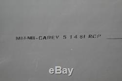 LARGE WALL MIRROR 42 X 54 Miami Carey RECTANGULAR Frameless (3 1/2' x 4 1/2')