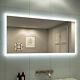 LED Bathroom wall mounted Mirror Large Vanity Blacklit Illuminated Light Mirror